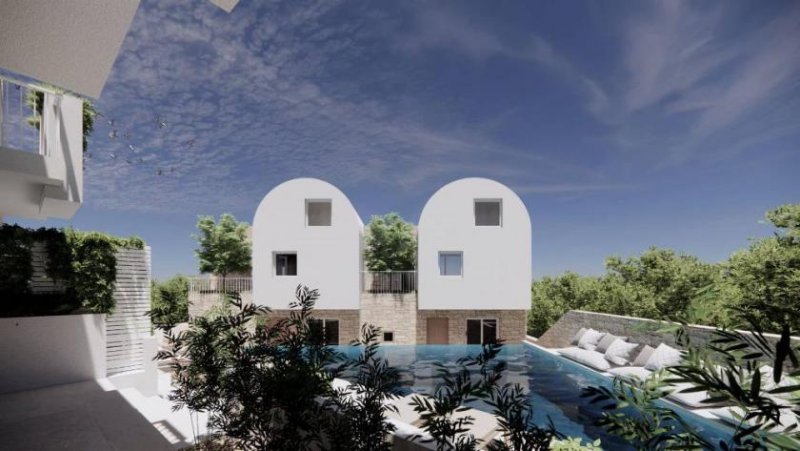 Kalyves Kreta, Kalyves: 150 Meter zum Meer - Luxusvilla mit Meerblick und privatem Pool in kleinem Komplex zu verkaufen Wohnung kaufen